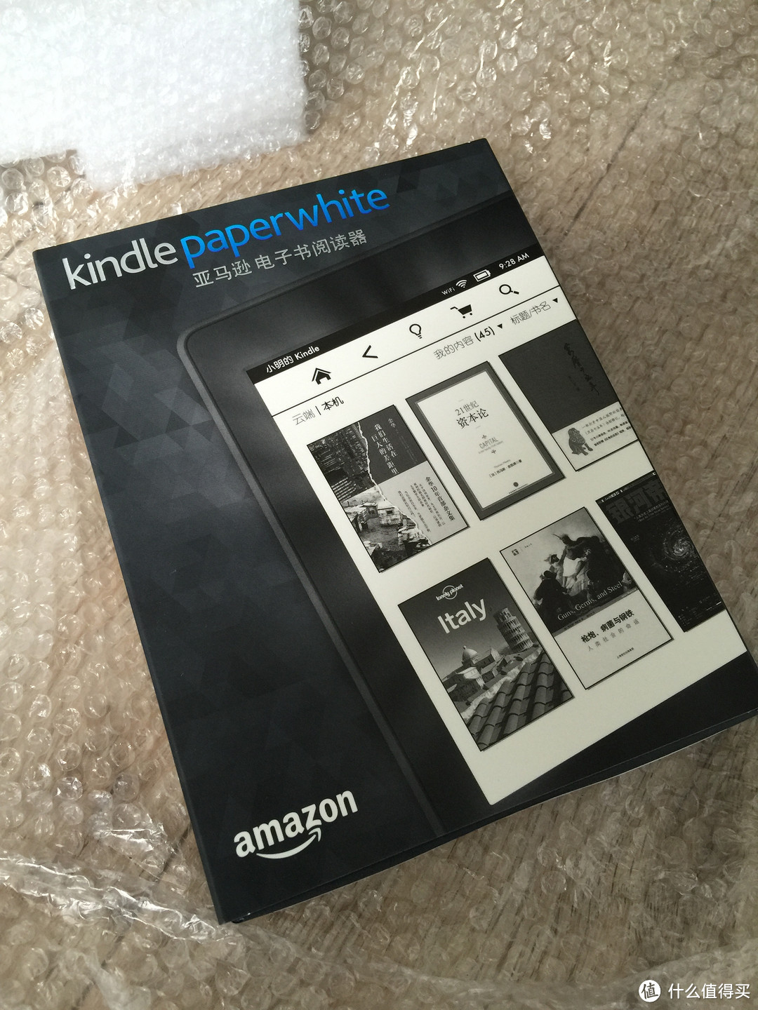 沉静的黑色墨海：Kindle Paperwhite 3 开箱