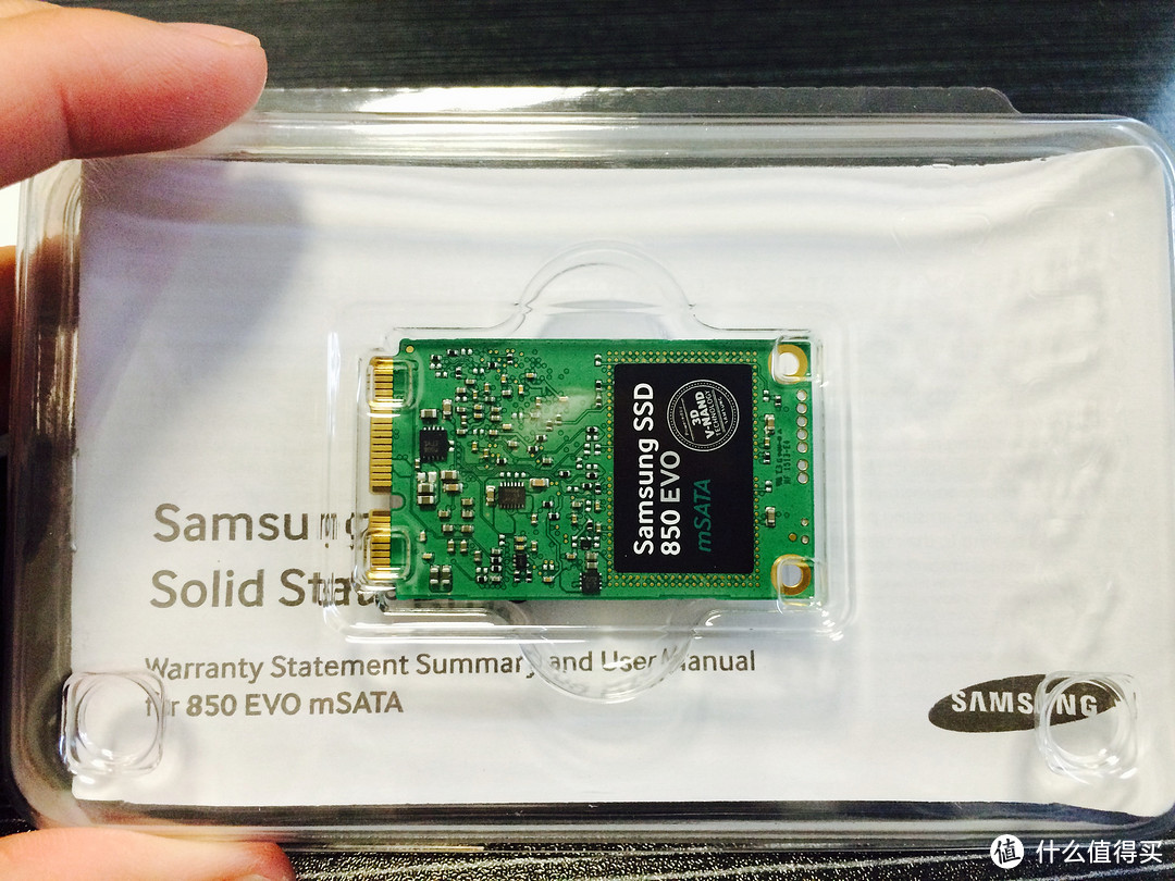 海淘 SAMSUNG 三星 MSATA 850EVO+不重装系统升级笔电的SSD