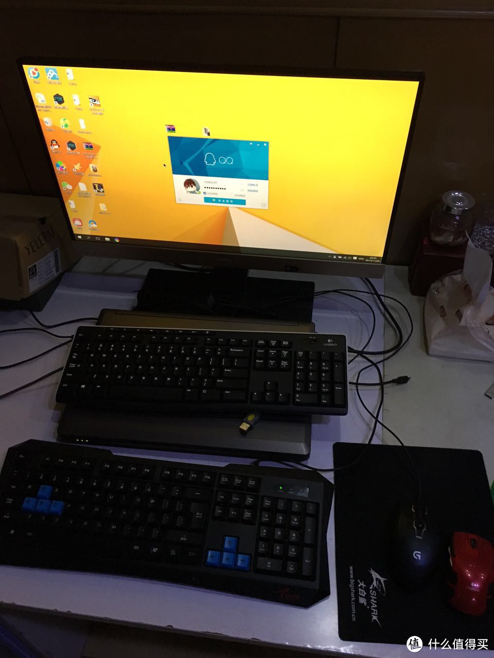 LOGITECH 罗技 M545 K270开箱晒物以及unifying的几句话