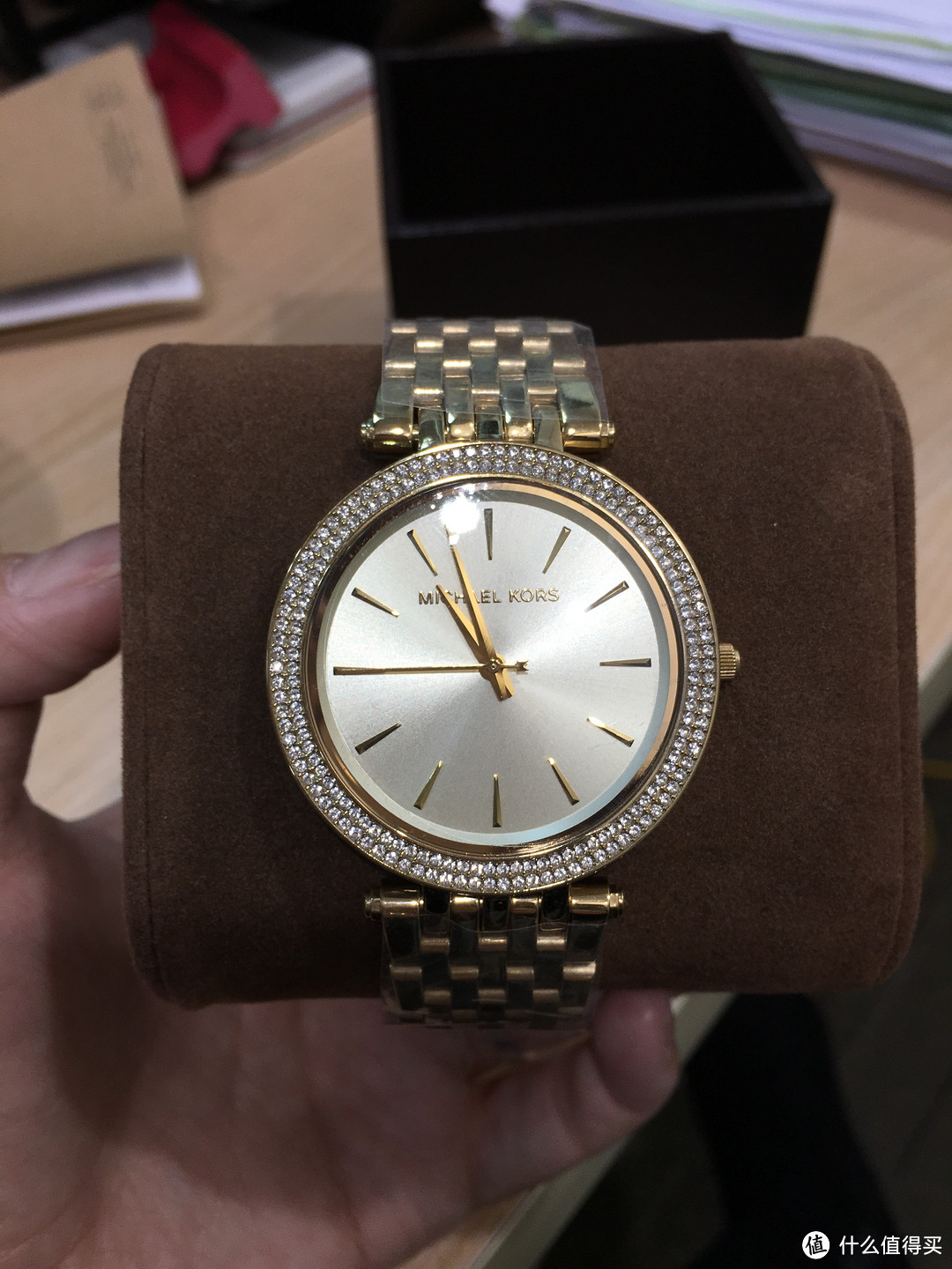 第一次晒物献给 Michael Kors Darci 土豪金 奢华手表