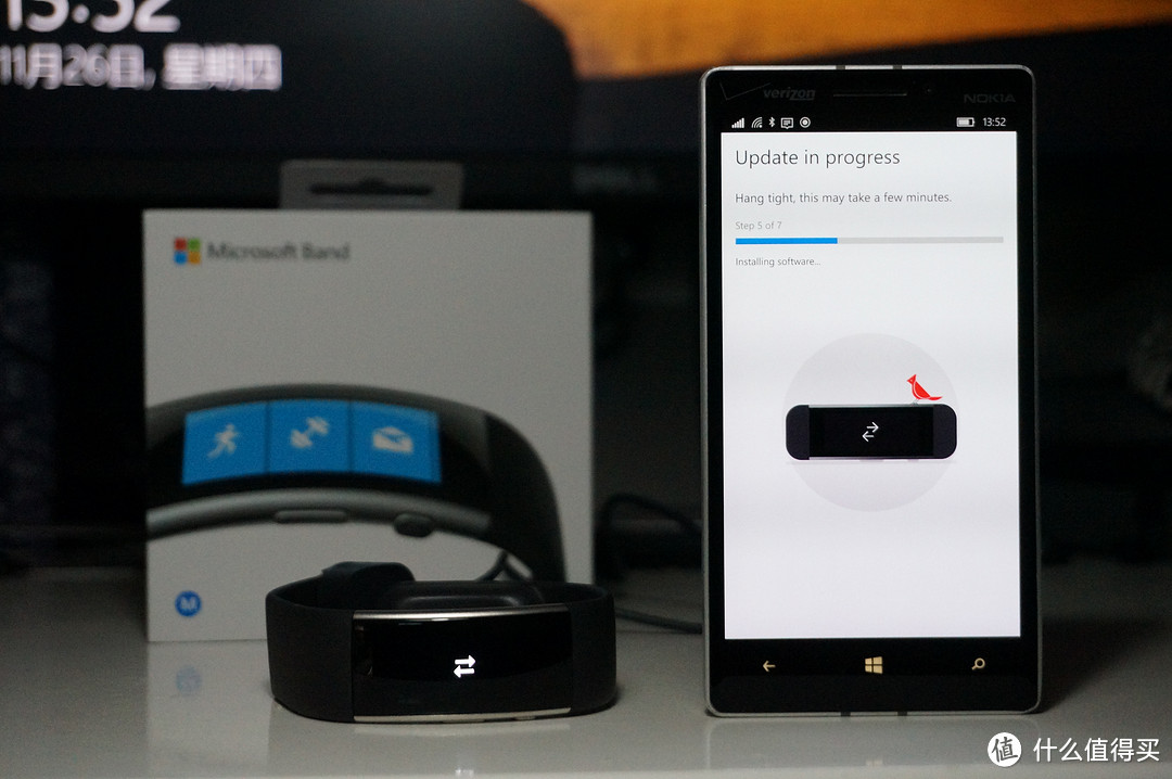 美亚购入微软手环二代 Microsoft Band 2开箱及简单试用，有真人兽！