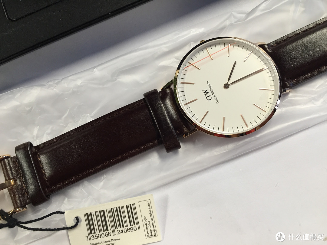 Daniel Wellington 丹尼尔•惠灵顿 0109DW 开箱