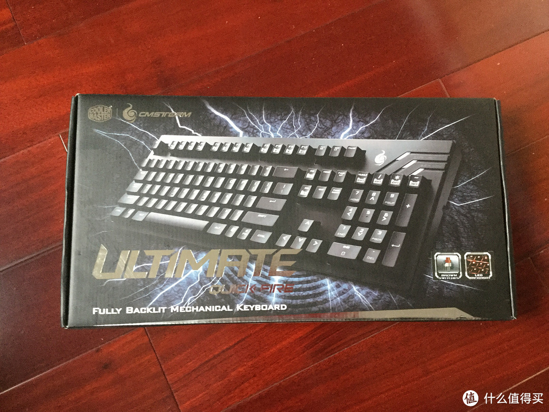 人生第一把机械键盘：CoolerMaster 酷冷至尊  旗舰版 茶轴 机械键盘