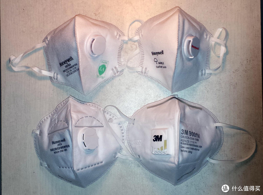 3款 Honeywell 霍尼韦尔 PM 2.5口罩及3M 9001V 口罩的对比&慢性咽炎的防治