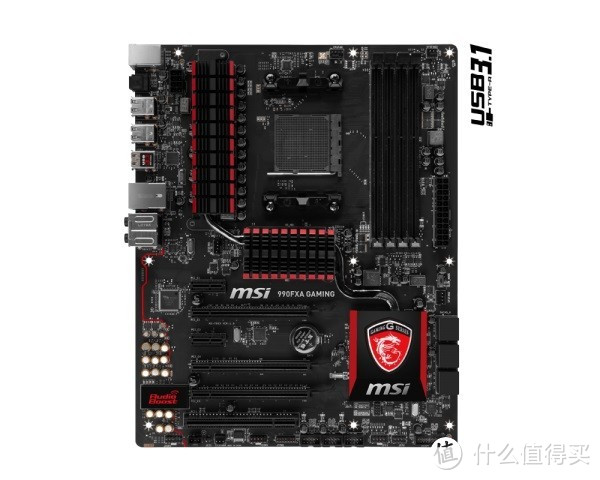 搭载USB 3.1接口：msi 微星 发布 990FXA Gaming 游戏主板