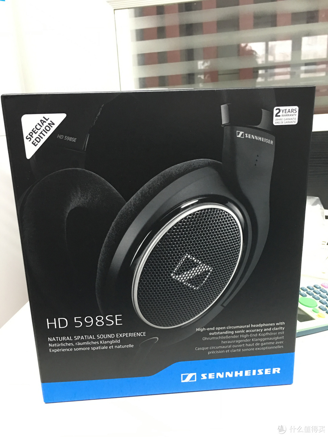 SENNHEISER 森海塞尔 HD 598SE 头戴式耳机 开箱