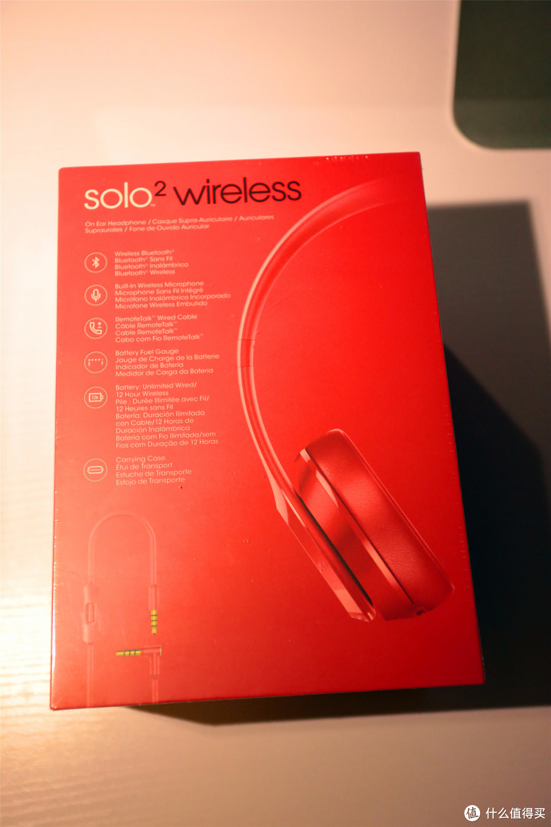 美亚入Beats Solo2 Wireless 红色蓝牙版 开箱