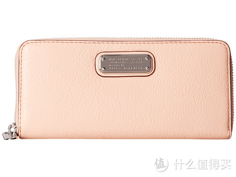 粉嫩嫩的软妹纸：Marc by Marc Jacobs New Q Slim Zip Around 女士长款钱包