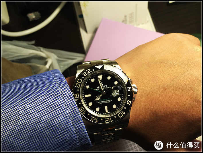 日本直行入手Rolex GMT Master II 116710LN 男款机械表 开箱