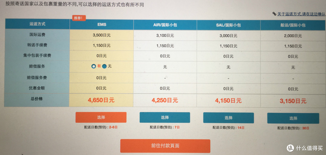 tenso运费 tenso运费