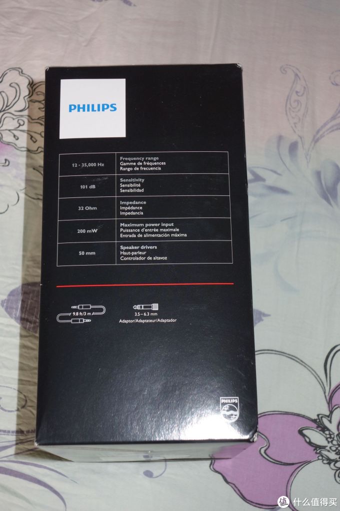 跟风晒一下Philips 飞利浦 SHP9500 头戴式耳机,(附耳罩和头带的拆解方法)
