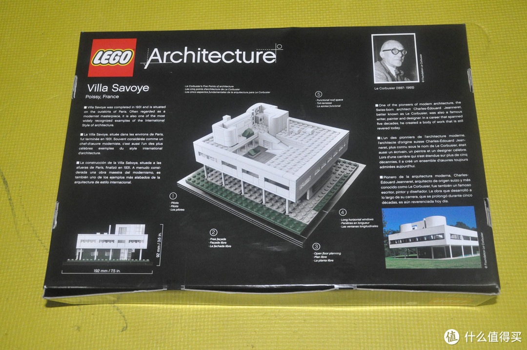 LEGO 乐高 建筑系列 Villa Savoye 21014 萨伏伊别墅