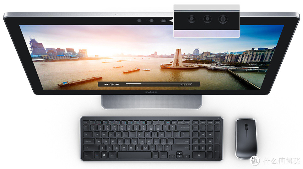 具备RealSense 3D实感摄像头：DELL 戴尔 发布 Inspiron 24 7000 一体机