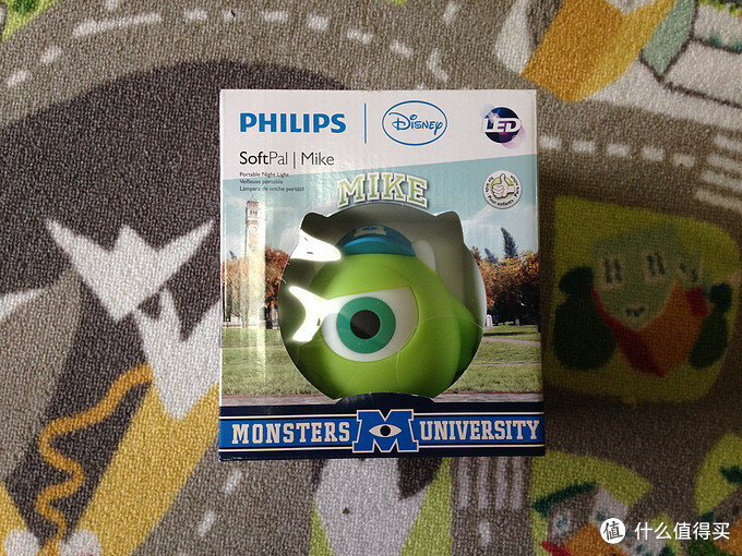 #有货自远方来# 大眼仔Mike Wazowski！Philips飞利浦 SoftPals Mike 小夜灯