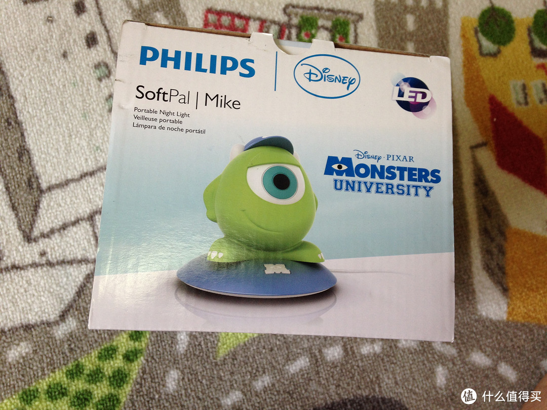 #有货自远方来# 大眼仔Mike Wazowski！Philips飞利浦 SoftPals Mike 小夜灯