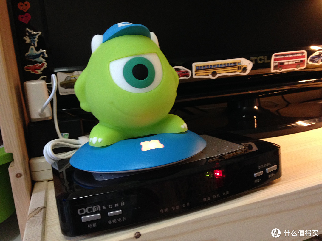 #有货自远方来# 大眼仔Mike Wazowski！Philips飞利浦 SoftPals Mike 小夜灯