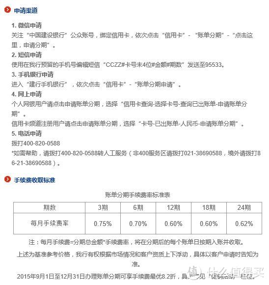 想分就分-全国主流银行信用卡分期比较