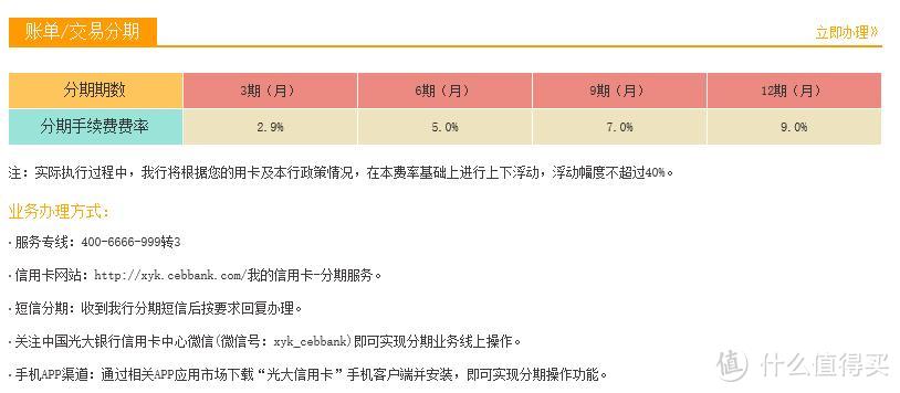 想分就分-全国主流银行信用卡分期比较