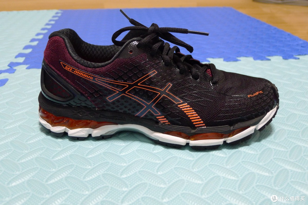 ASICS 亚瑟士 *级缓震跑鞋 Nimbus17 低调の黑橙配色(有福利)
