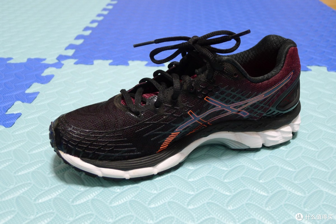 ASICS 亚瑟士 *级缓震跑鞋 Nimbus17 低调の黑橙配色(有福利)