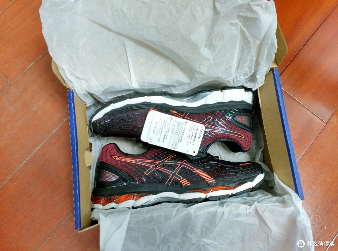 ASICS 亚瑟士 *级缓震跑鞋 Nimbus17 低调の黑橙配色(有福利)