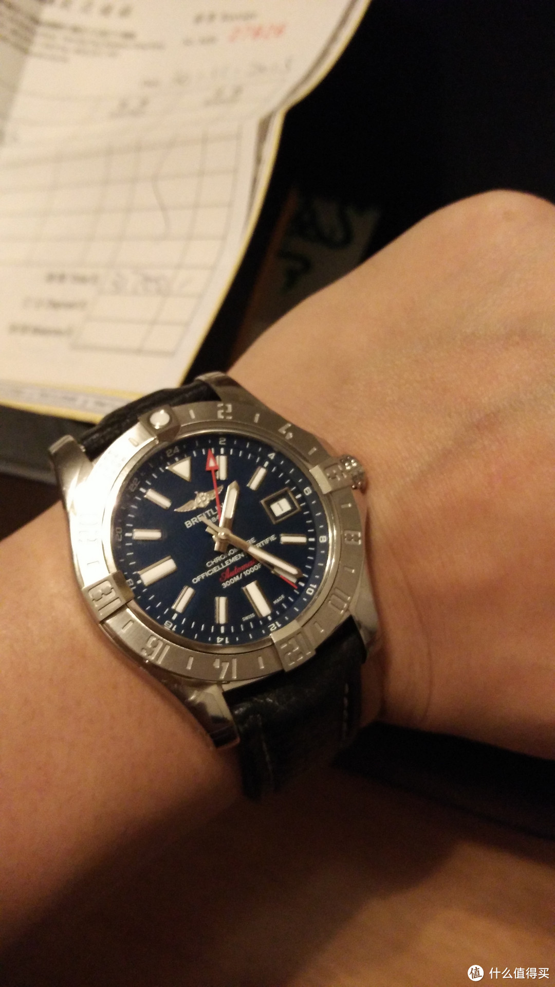 香港购入breitling百年灵a32390复仇者gmt二代腕表