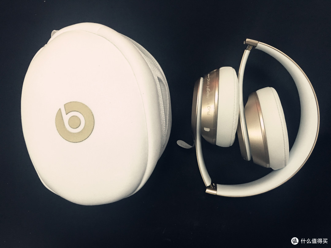 金灿灿的B格!土豪金Beats Solo2 Wireless Gold 头戴式贴耳蓝牙耳机开箱
