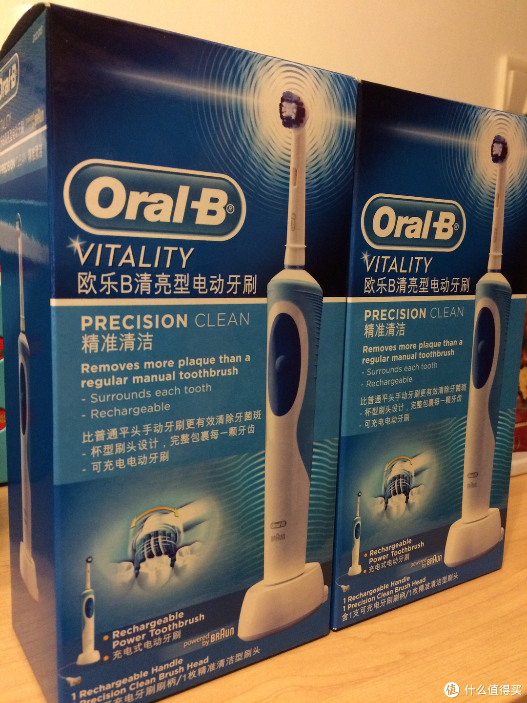 人生中第一只电动牙刷：OralB 欧乐B D12013 清亮型电动牙刷