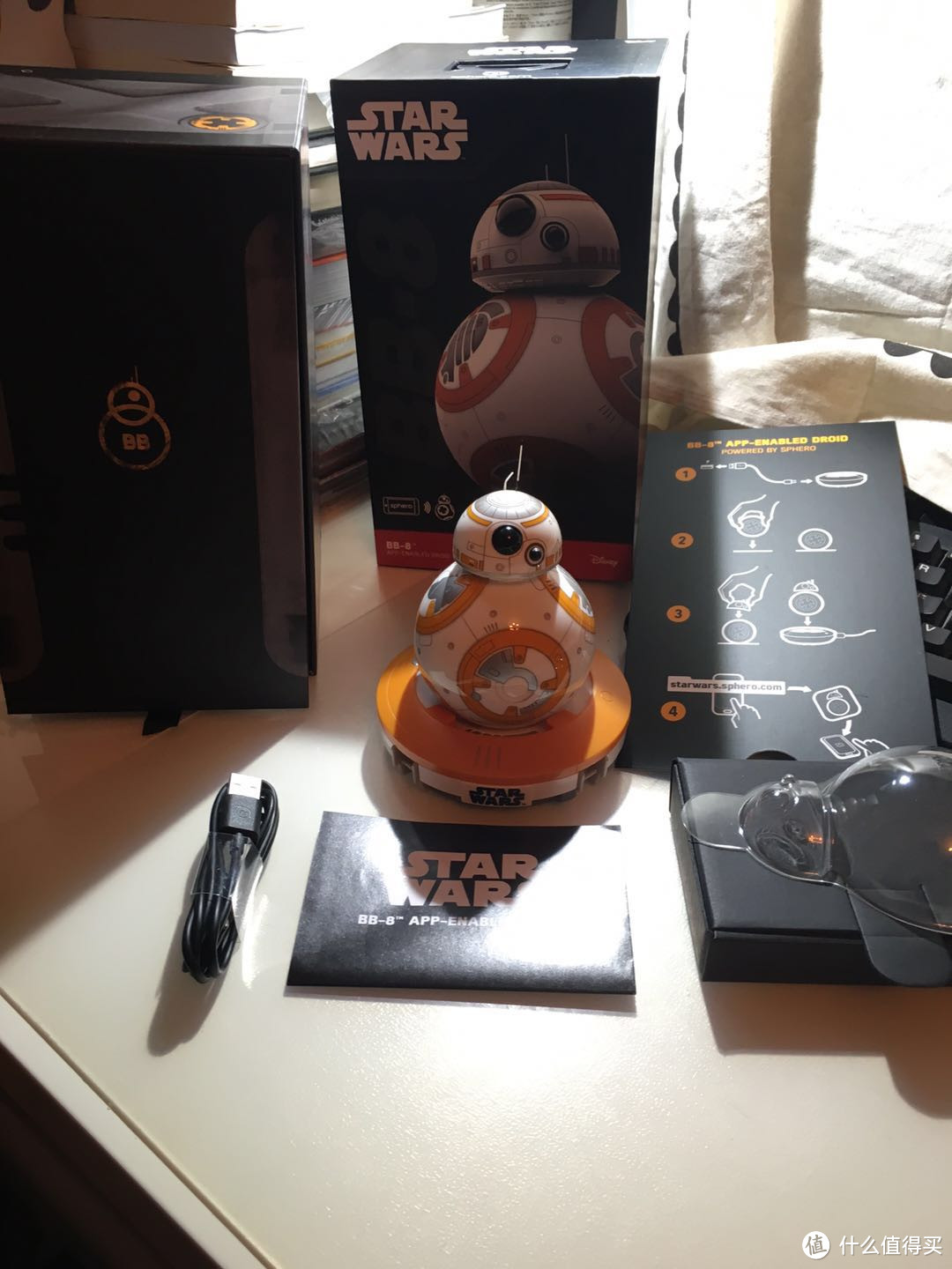 你值得拥有！星球大战 Sphero BB-8 球型机器人开箱晒单！