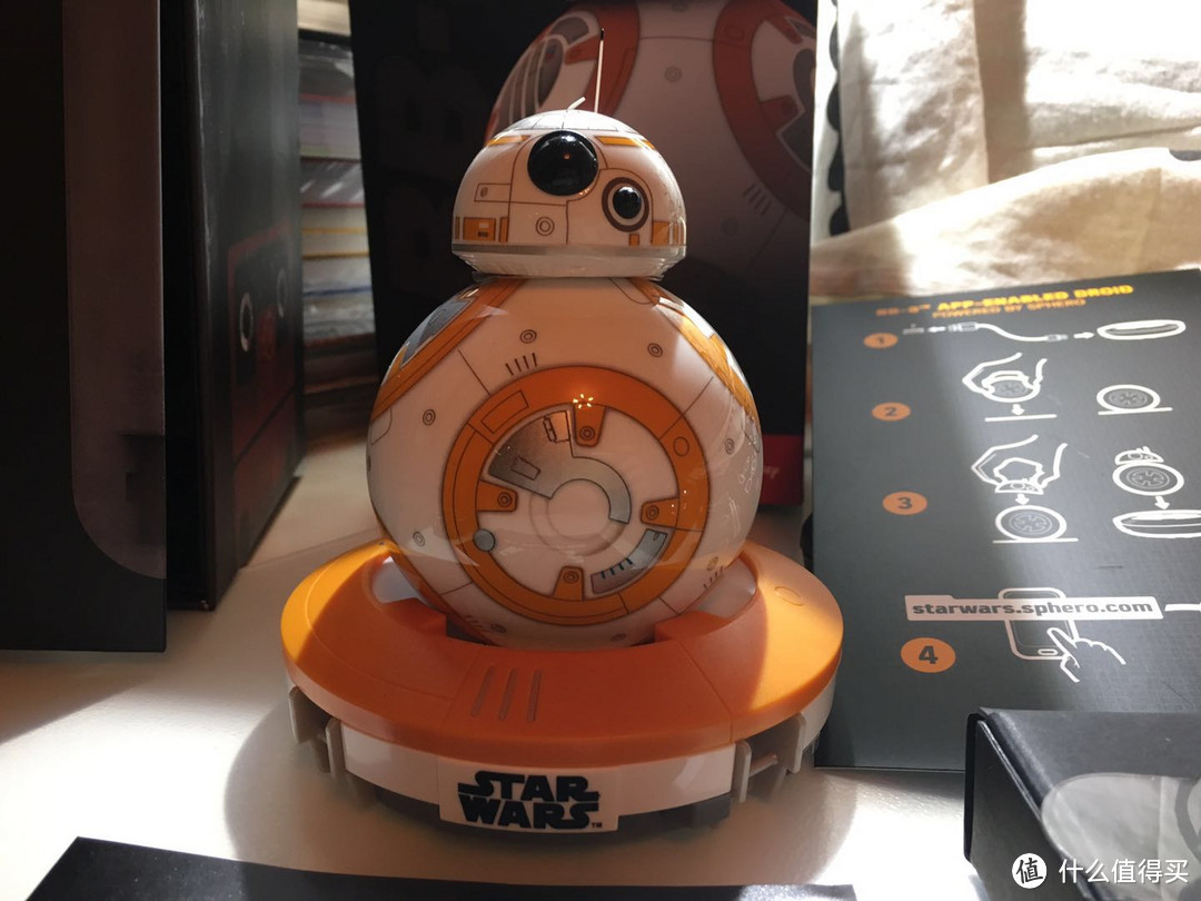 你值得拥有！星球大战 Sphero BB-8 球型机器人开箱晒单！