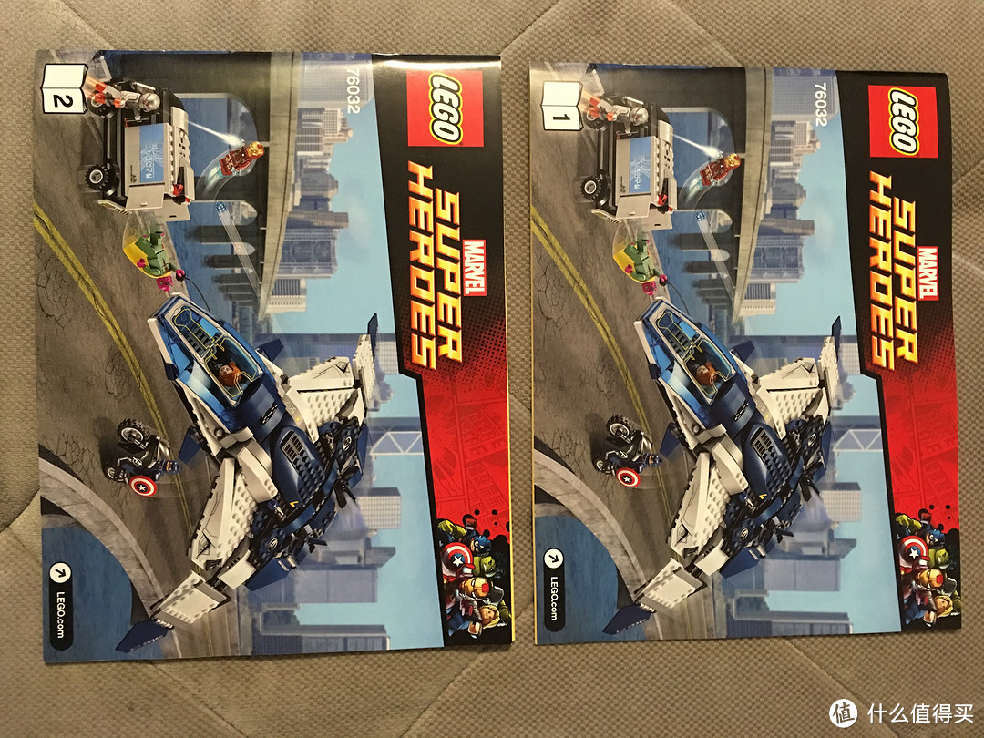 初入乐高坑：LEGO 乐高 76032 超级英雄系列 复仇者联盟2昆式喷射机城市追逐战