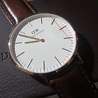 Daniel Wellington 丹尼尔•惠灵顿 Classic系列 玫瑰金表圈表扣 石英手表 0106DW