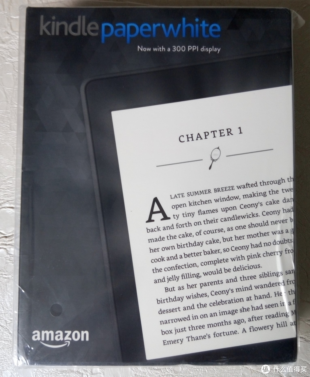 Amazon 亚马逊 Kindle Paperwhite 3 电子阅读器 开箱（附和kindle touch对比）