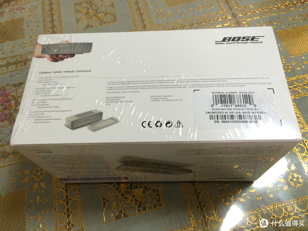 德亚直邮 BOSE SoundLink Mini 2 无线蓝牙音箱开箱