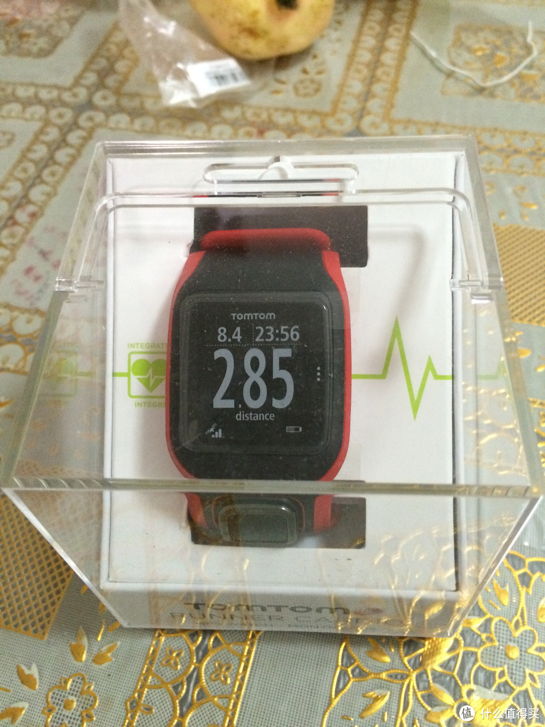 法国亚马逊直邮 TomTom Runner Cardio GPS 运动腕表开箱