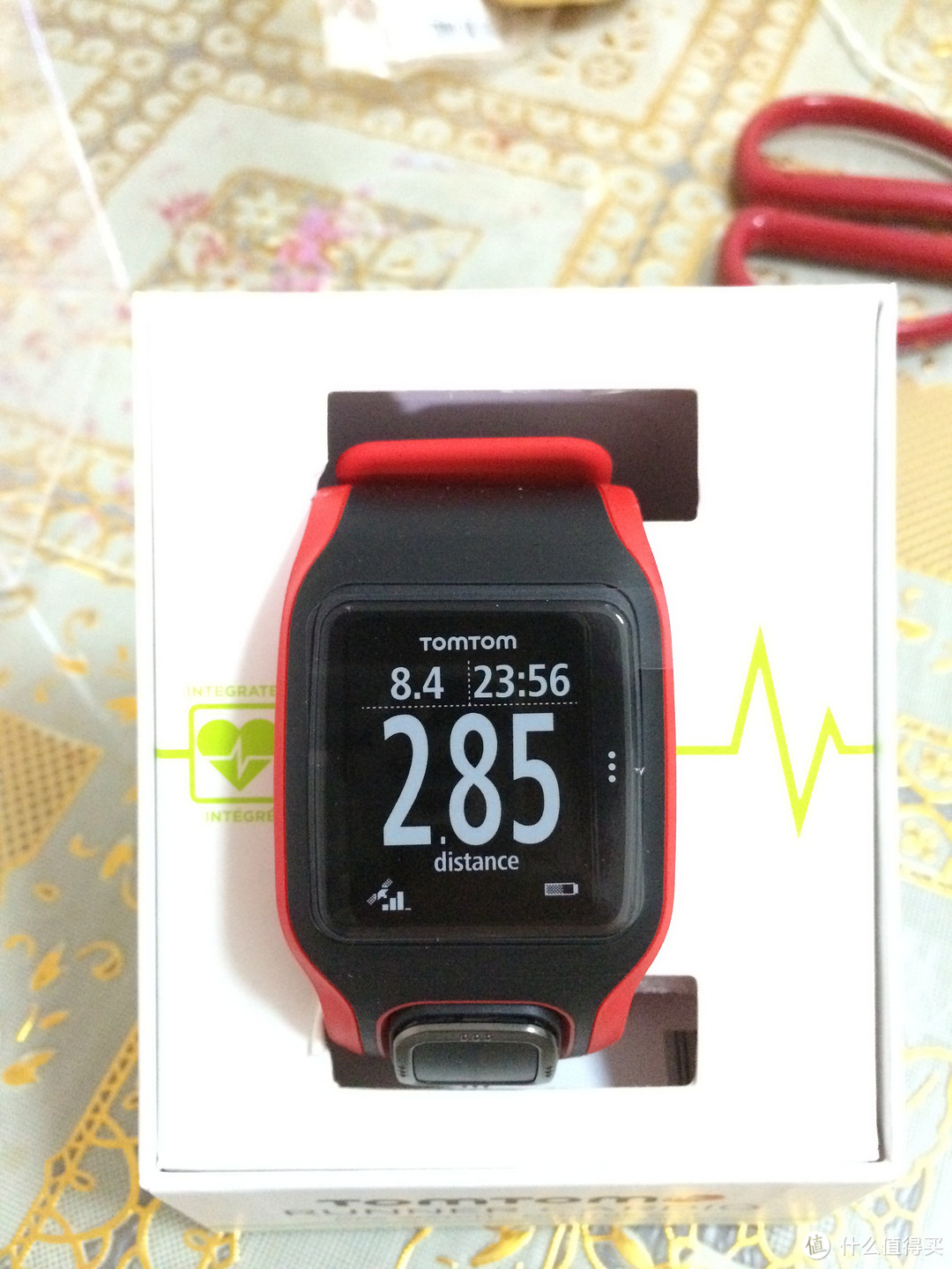 法国亚马逊直邮 TomTom Runner Cardio GPS 运动腕表开箱