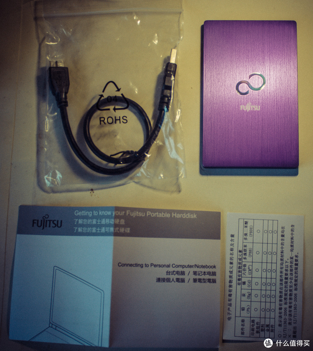 漂亮的实力派，Fujitsu（富士通）500G 2.5英寸 USB3.0高端移动硬盘（梦幻紫）
