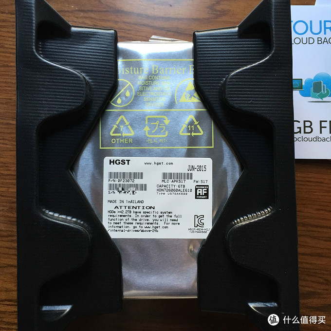 HGST 日立 6TB NAS硬盘 开箱