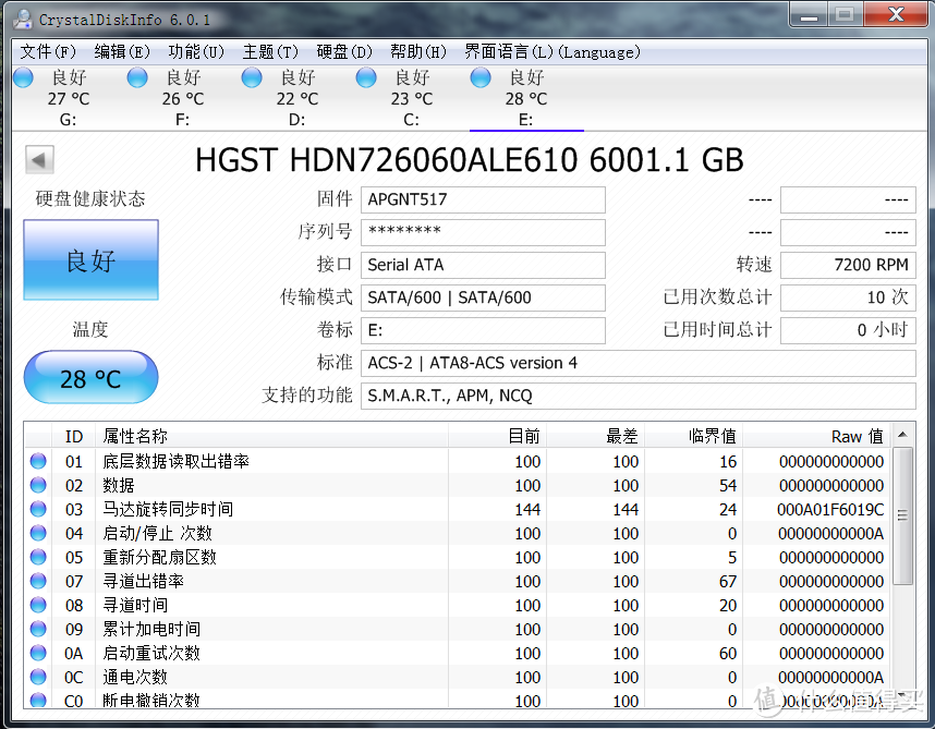 HGST 日立 6TB NAS硬盘 开箱