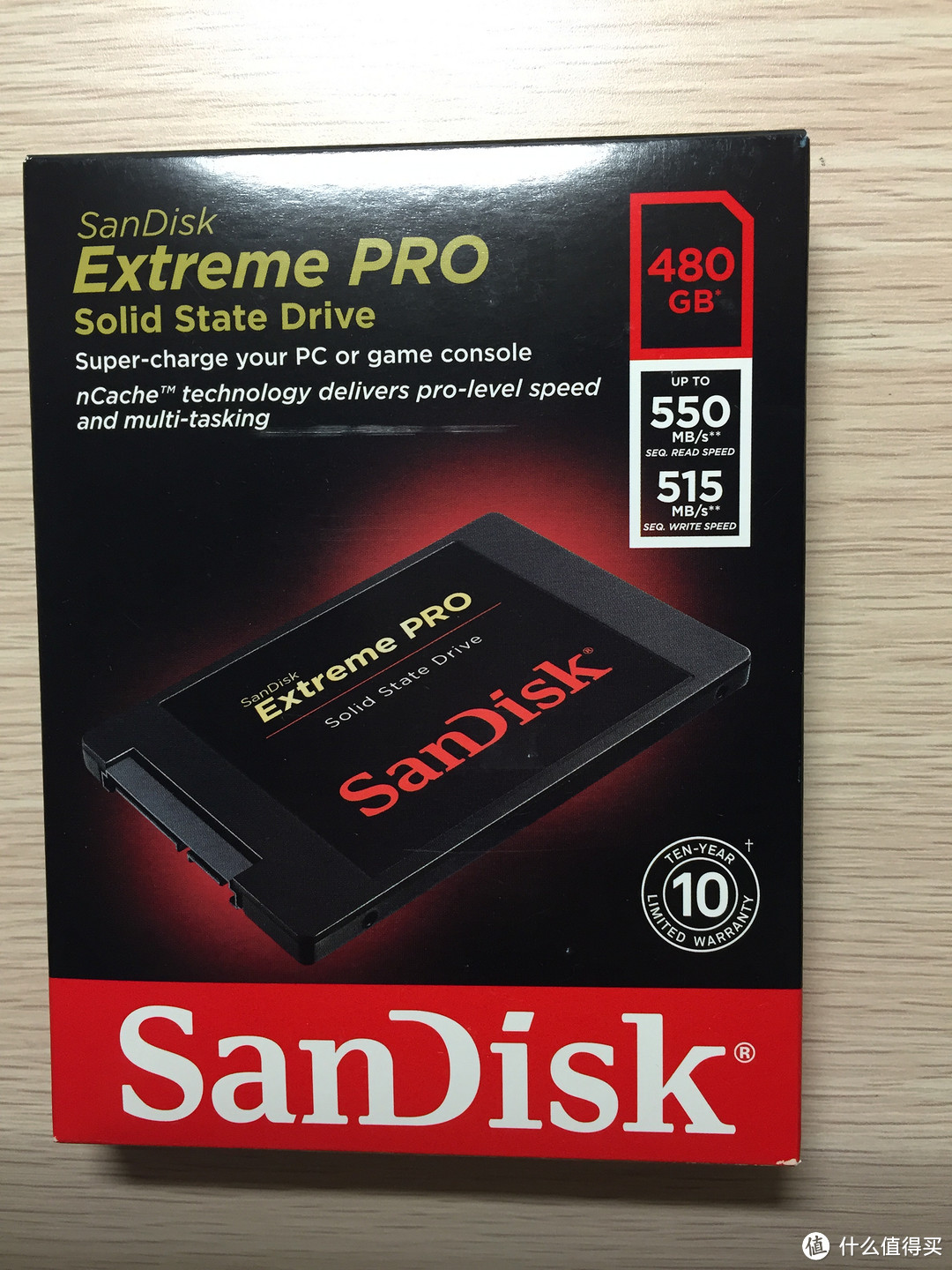 SanDisk 闪迪 Extreme PRO 480G SSD固态硬盘 购买与开箱