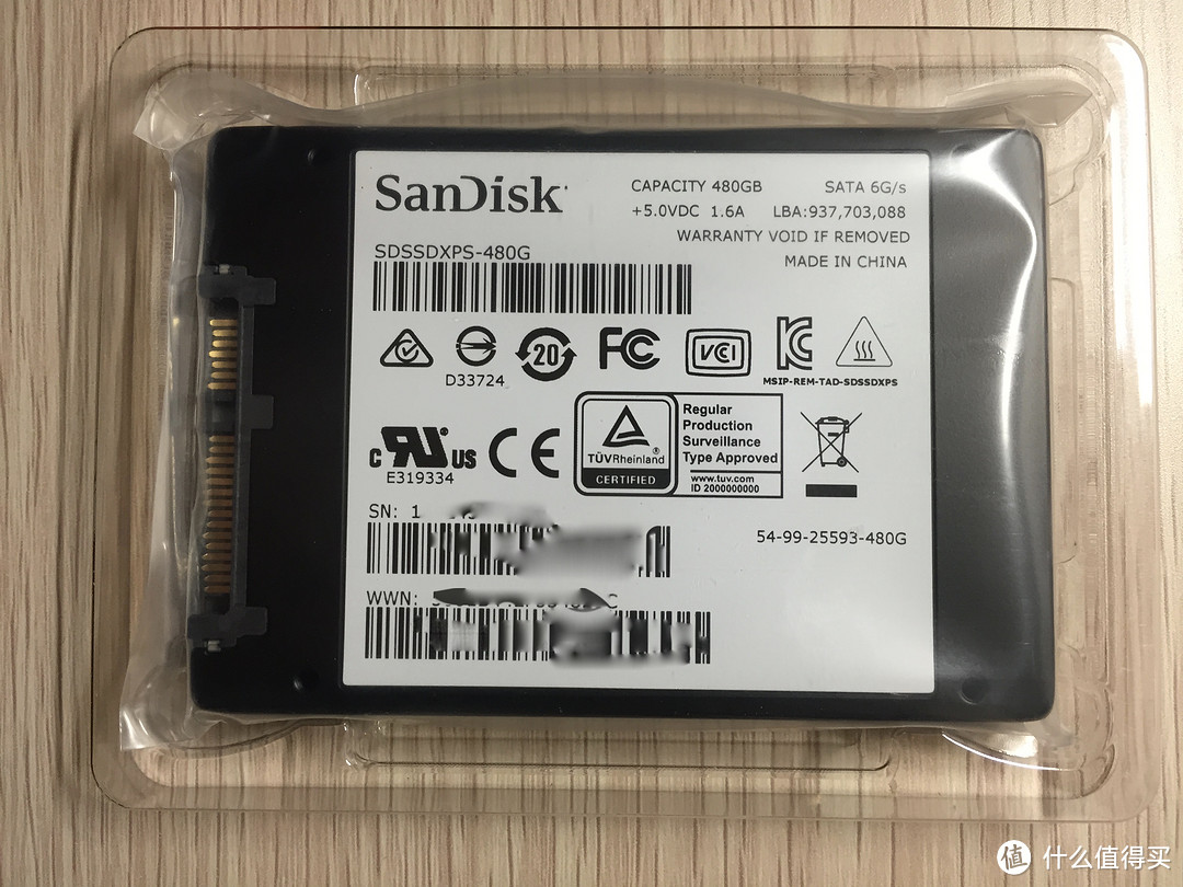 SanDisk 闪迪 Extreme PRO 480G SSD固态硬盘 购买与开箱