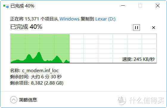 Lexar JumpDrive P20 USB3.0 128G U盘 开箱&小测