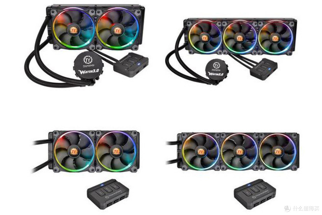 幻彩大风车：Theraltake 曜越 推出 Riing RGB 散热风扇