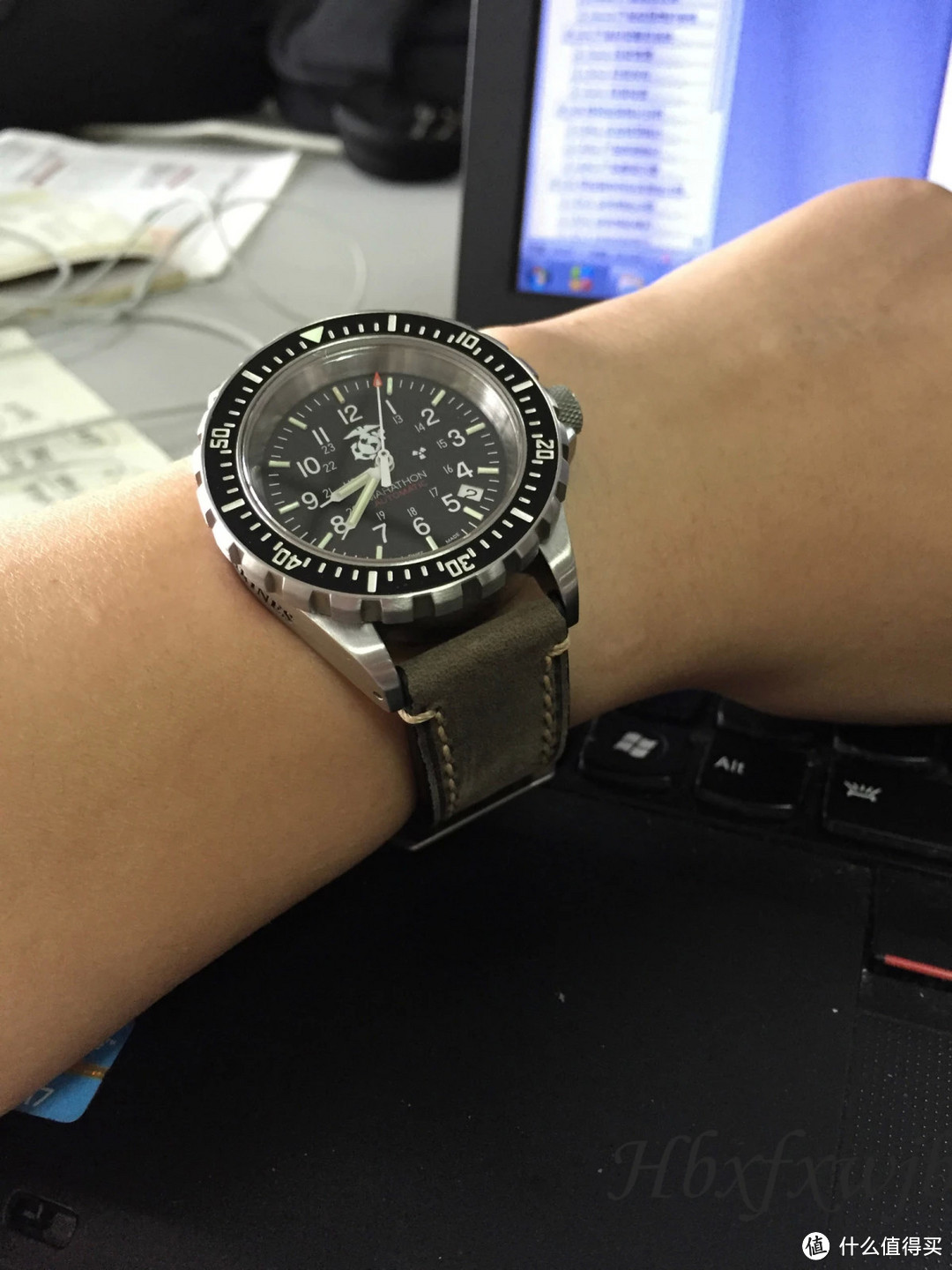 marathon 马拉松 usmc 机械军表 开箱