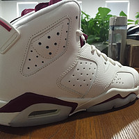 专卖店原价购入 Nike 耐克 AIR JORDAN 6 maroon 元年复刻魔力红 篮球鞋