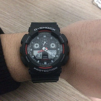 喜闻乐见：CASIO 卡西欧 G-SHOCK系列 GA-100-1A4运动手表