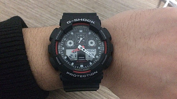 喜闻乐见：CASIO 卡西欧 G-SHOCK系列 GA-100-1A4运动手表