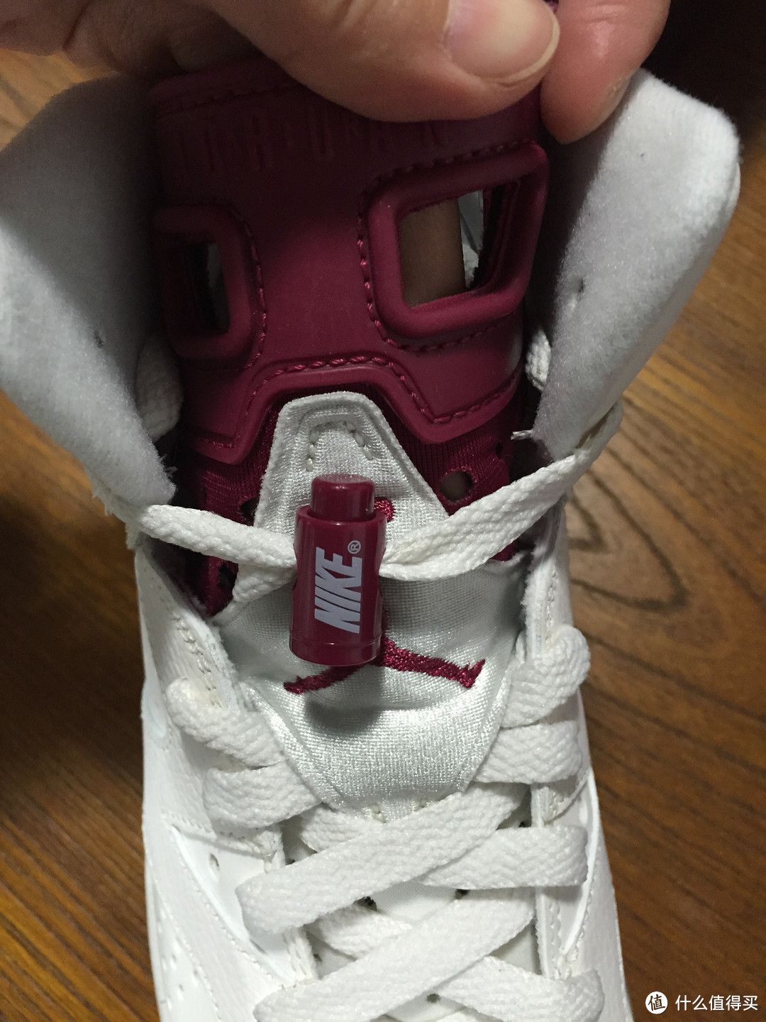 专卖店原价购入 Nike 耐克 AIR JORDAN 6 maroon 元年复刻魔力红 篮球鞋