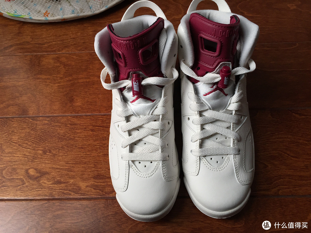 专卖店原价购入 Nike 耐克 AIR JORDAN 6 maroon 元年复刻魔力红 篮球鞋