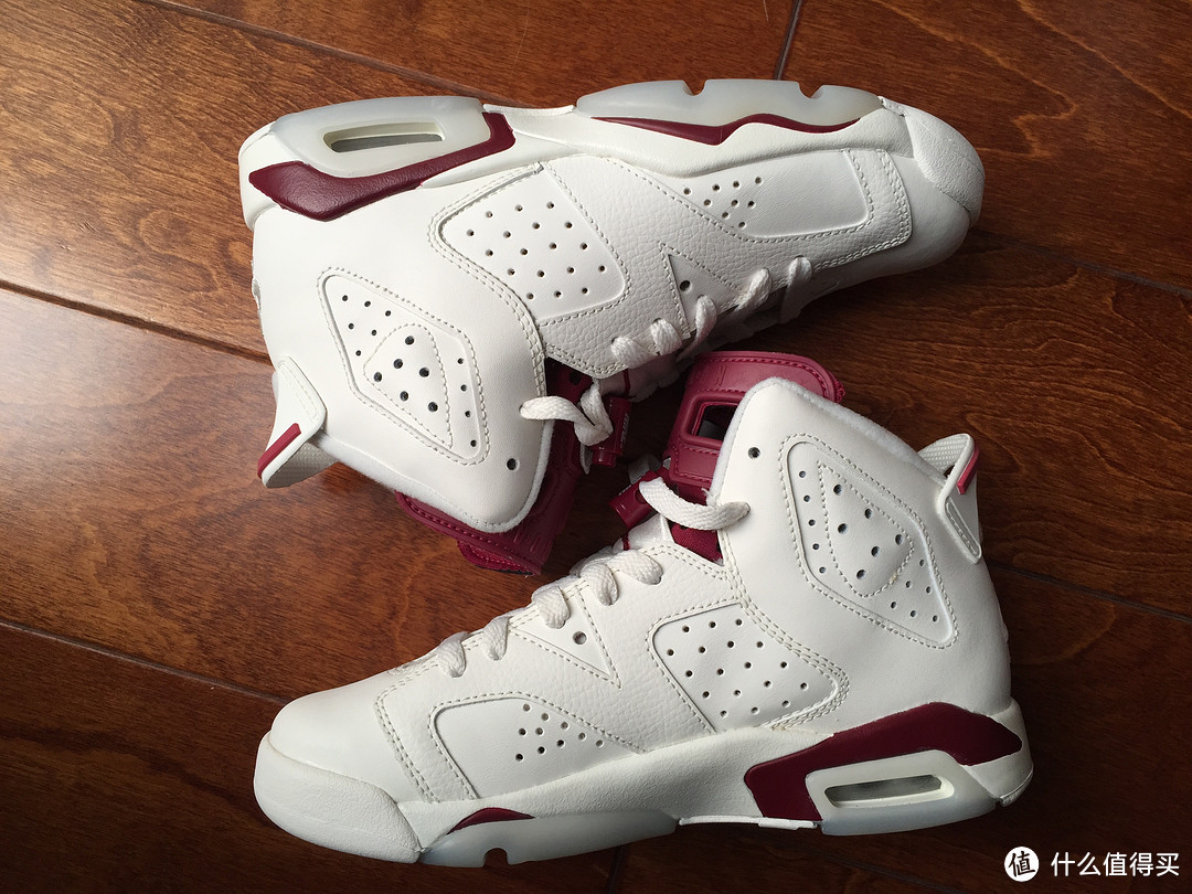 专卖店原价购入 Nike 耐克 AIR JORDAN 6 maroon 元年复刻魔力红 篮球鞋